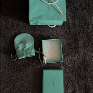 Tiffany & Co. Sterling Silver “T” Bracelet with Original box